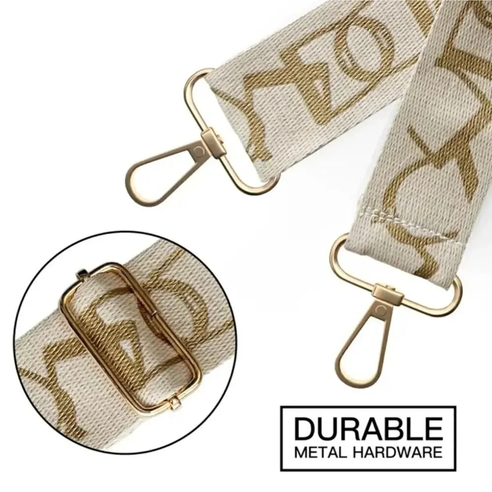 Adjustable Crossbody Bag Strap, Geometric Pattern Strap accessories bags